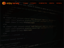 Tablet Screenshot of enjoysurvey.com